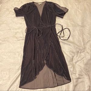 Midi wrap dress